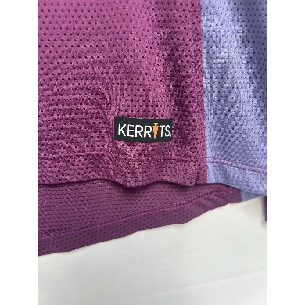 Kerrits Maroon Gray Long Sleeve Shirt Lightweight Equestrian Jacket Sz XS Riding - Picture 4 of 6